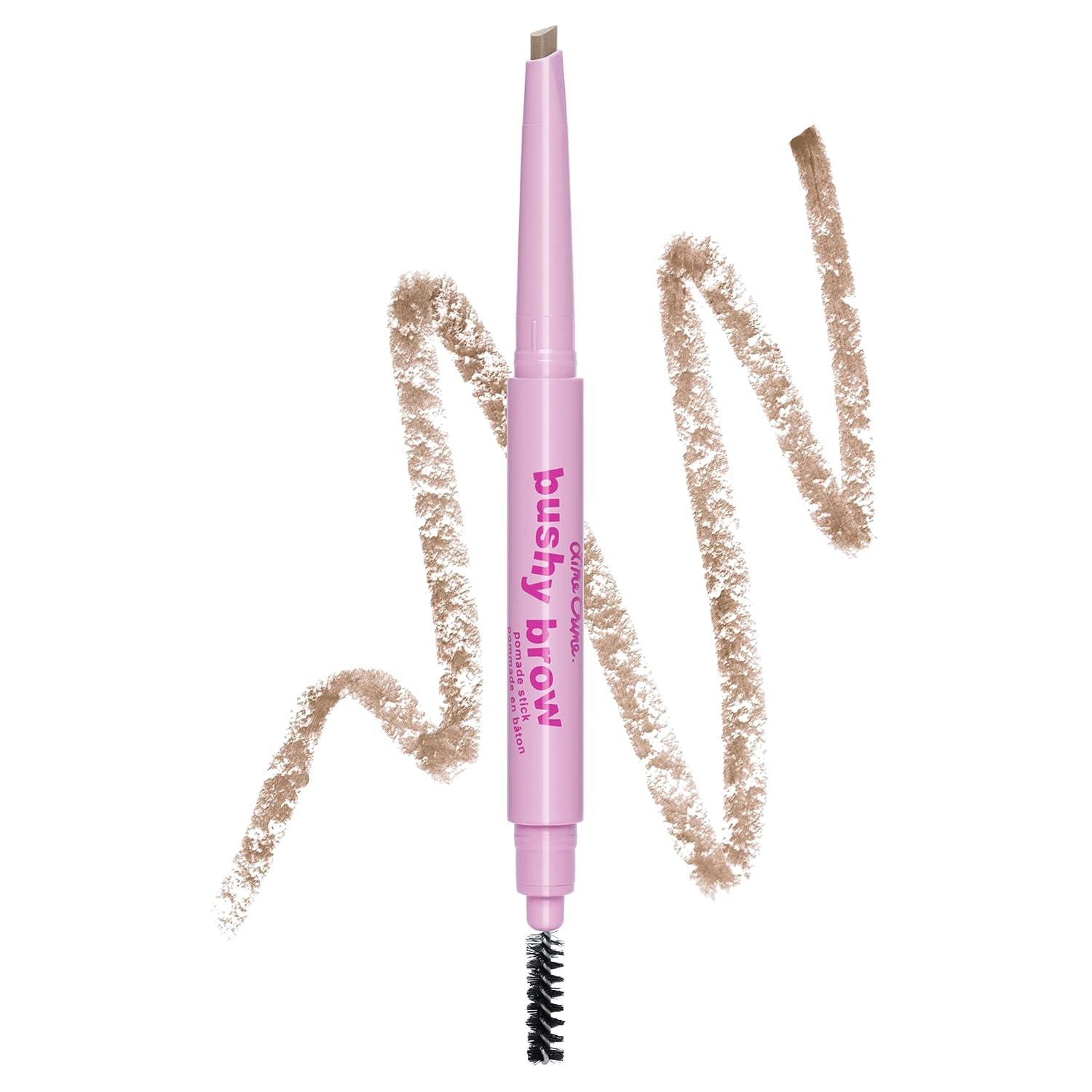 Lime Crime Bushy Brow Pomade Pencil, Dirty Blonde (Taupe Blonde) | 2-in-1 Brush & Pomade Pencil, Long-Lasting, Volumizing, Defines & Shapes Brows, Smudge-Proof, Vegan & Cruelty-Free image