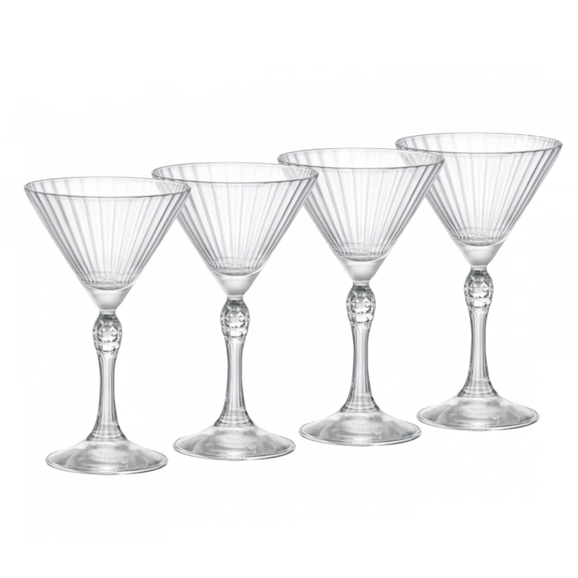 Bormioli Rocco America '20s 5.25 oz. Small Martini Glasses, Clear, Set of 4 image