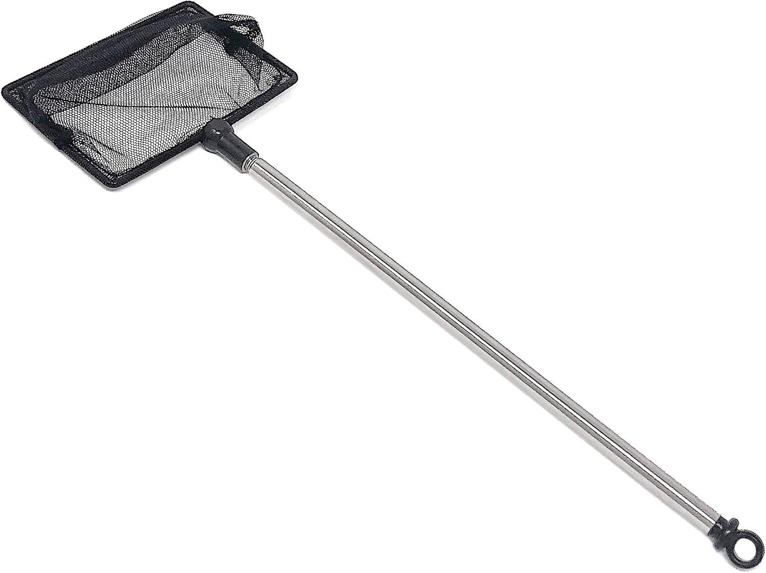Long Handle Fine Net Fish Tank Net - Retractable 24 inches
