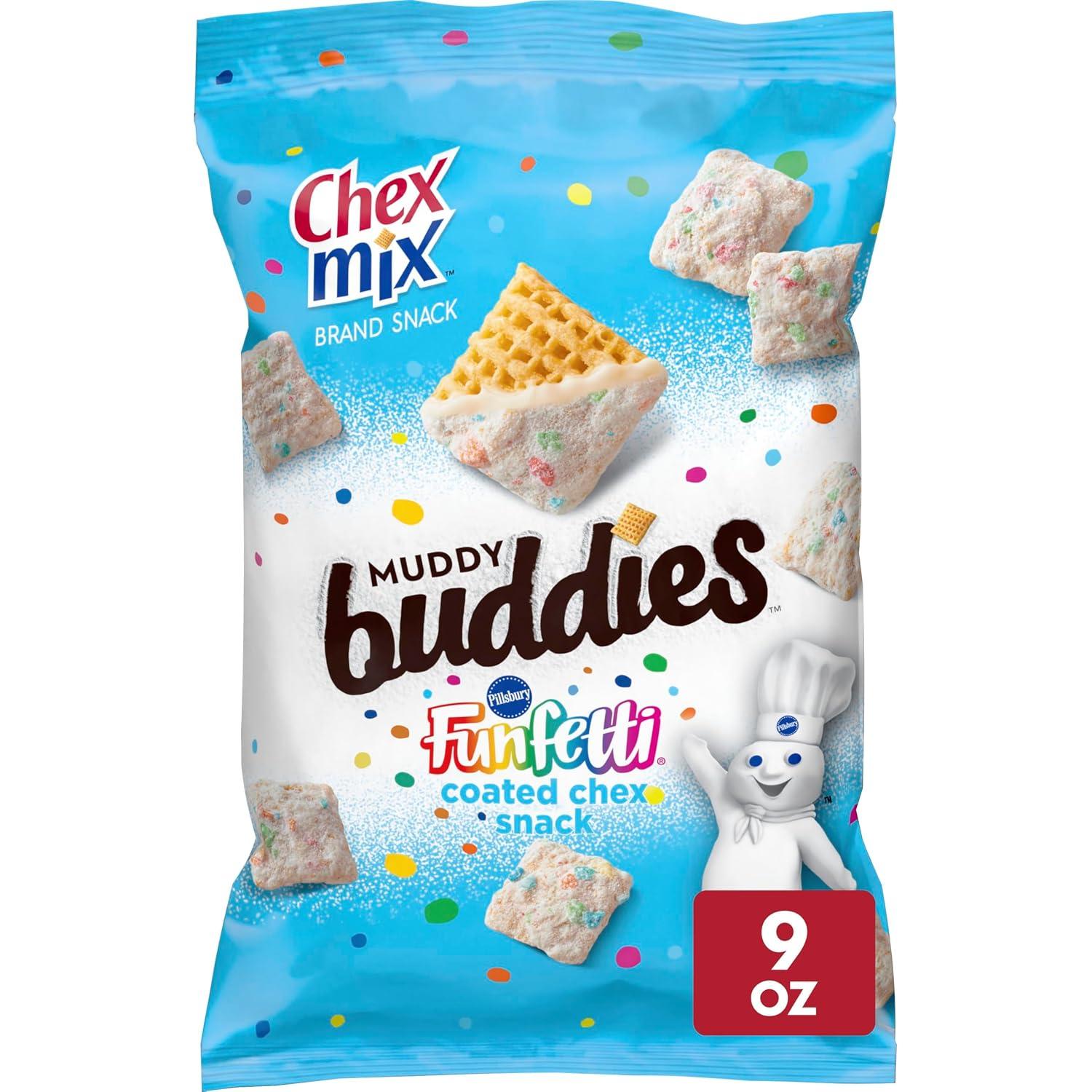 Chex Mix Muddy Buddies Funfetti Snack Mix, 9 oz image