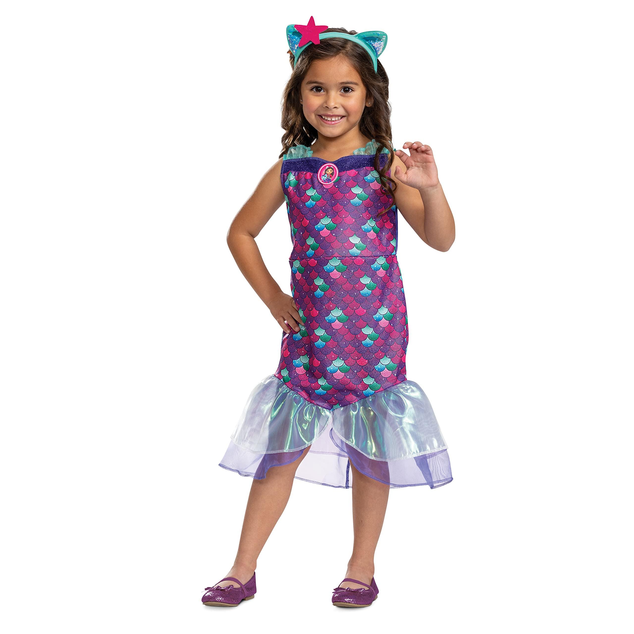 Mercat Costume, Official Gabby's Dollhouse Classic Headpiece and Costume for Kids image