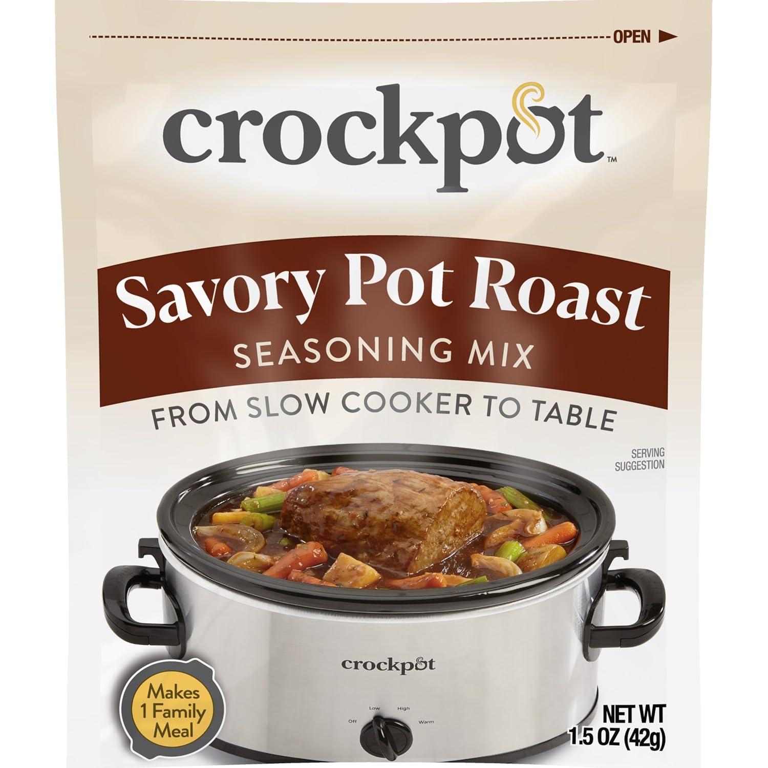 Crock-Pot Savory Pot Roast Seasoning Mix, 1.5 Ounce (Pack of 12)