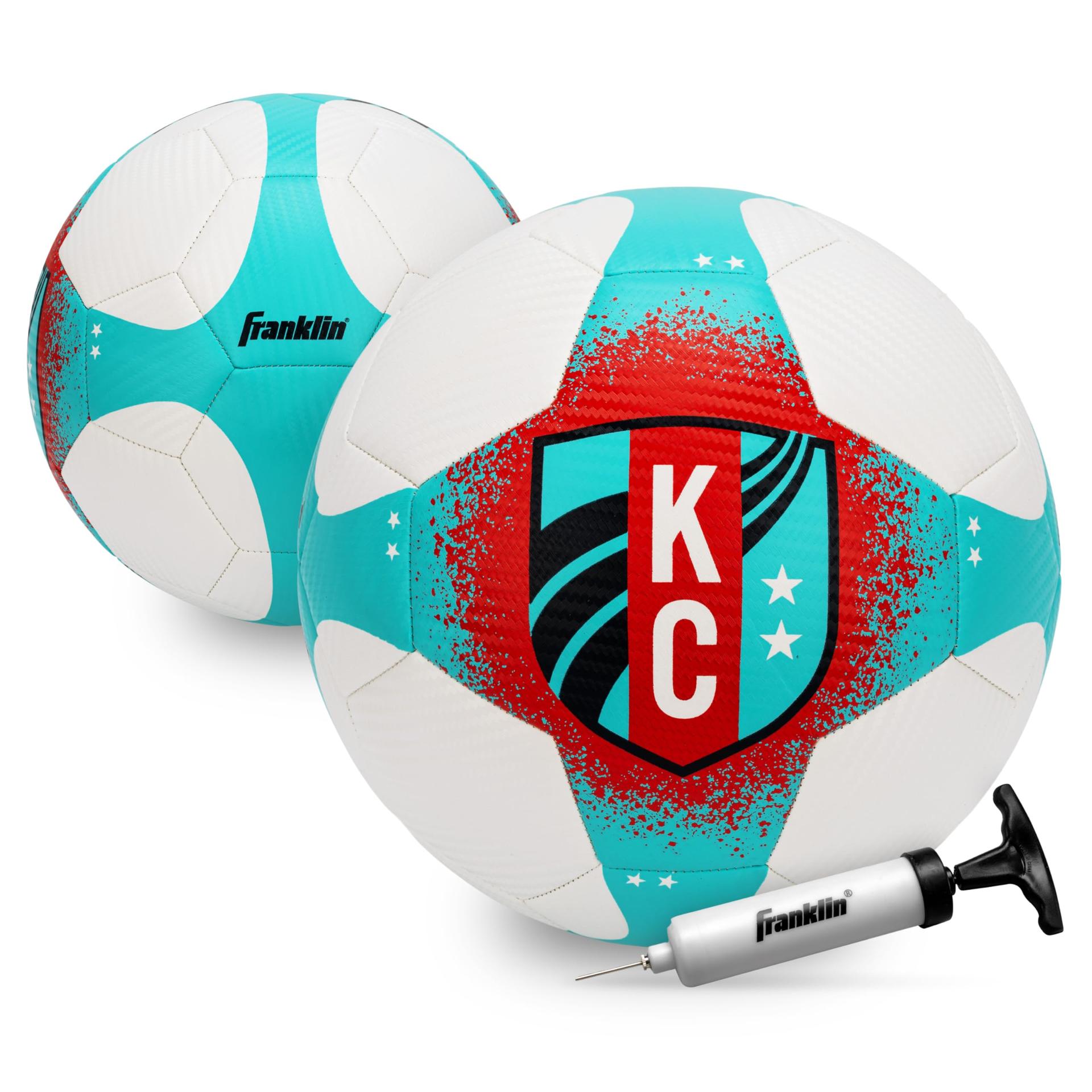 Franklin Sports NWSL Team Soccer Balls - Soccer Balls for Kids + Adults - Boys + Girls Soccer Balls - Official NWSL Team Soccer Ball - Available in Official Size 5 or Mini Size 1 (B07XT3Q881) image