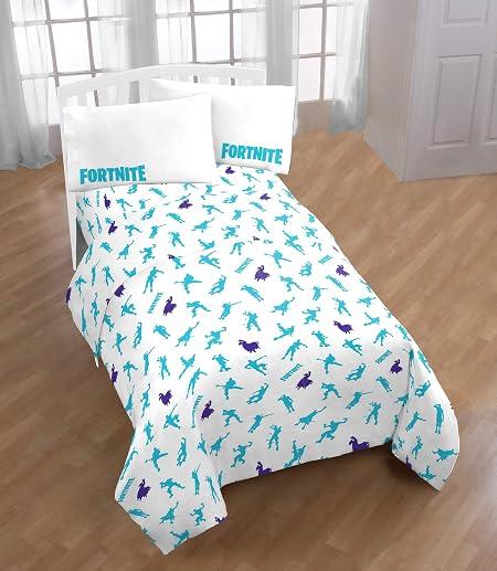 Epic Games 3 Piece Fortnite Themed Boogie Twin Bed Sheets Set image