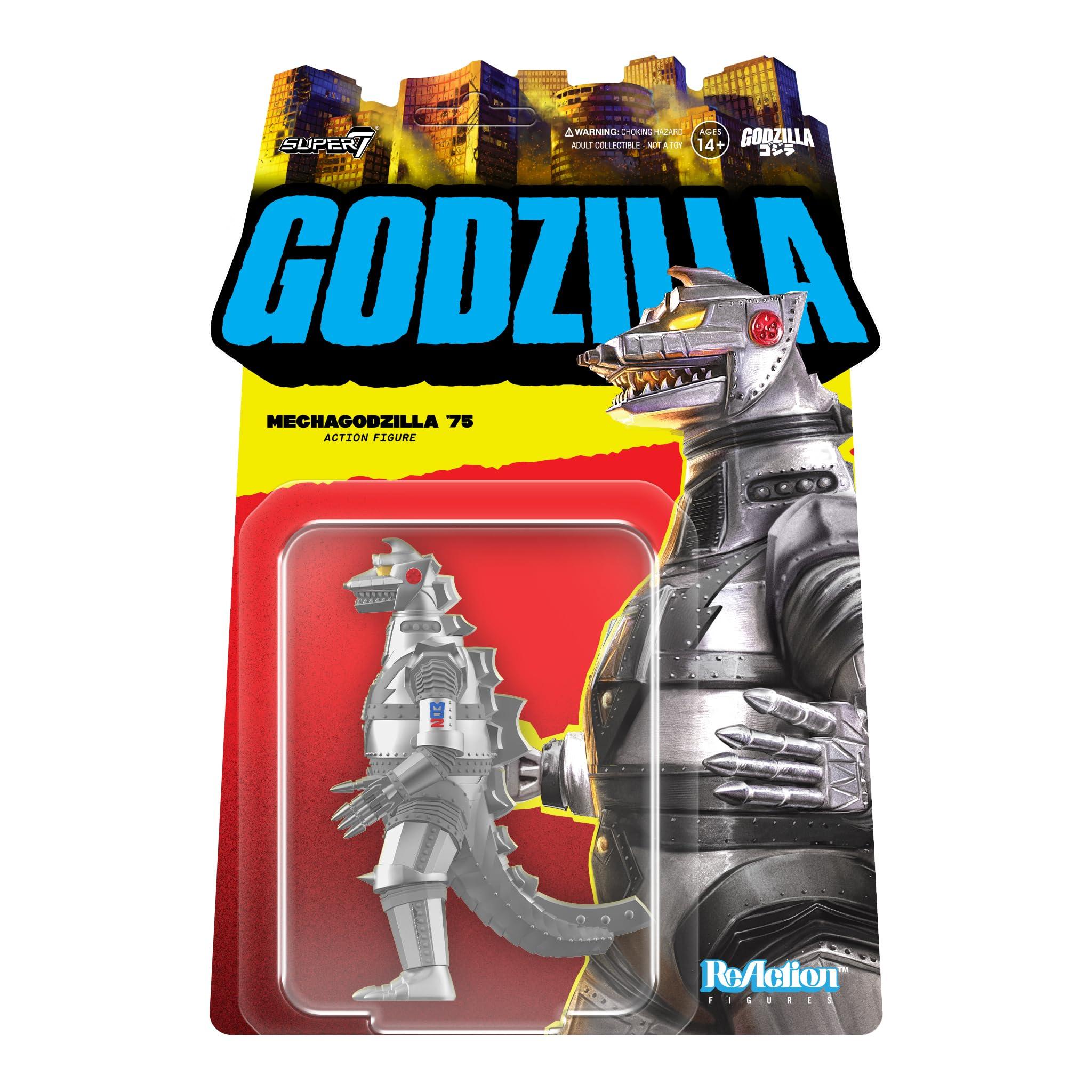 Super7 Toho Mechagodzilla '75 Reaction Figure - 3.75" Toho Godzilla Action Figure Classic Monster Movie Collectibles and Retro Toys image