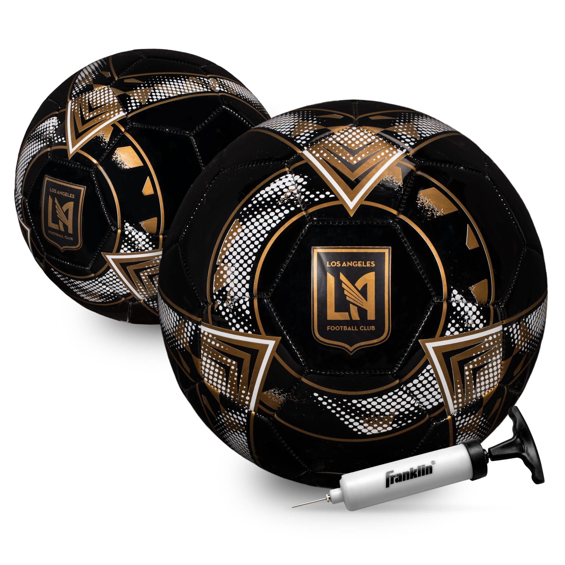Franklin Sports Official MLS Team Soccer Balls - Official Size 5 Soccer Balls - Regulation Size + Weight Soccer Ball for Kids + Adults - Boys + Girls Soccer Ball - Air Pump Included (B0DN9CZ3D4) image