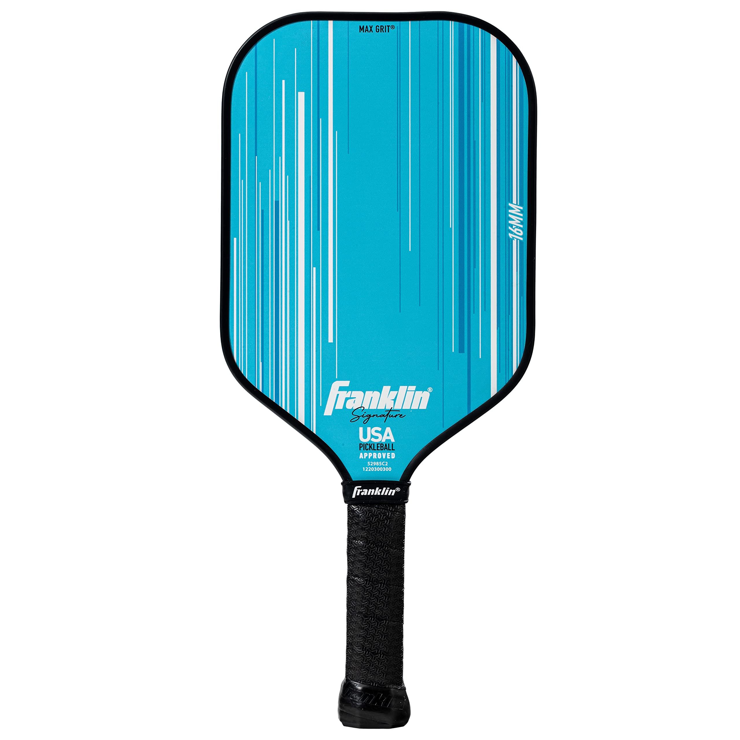Franklin Sports Pro Pickleball Paddles - Signature Series Pro Pickleball Paddle with MaxGrit Surface - USA Pickleball (USAPA) Approved Tournament Pickleball Paddles - 13mm + 16mm Polypropylene Cores (B0B8L8LYR8) image