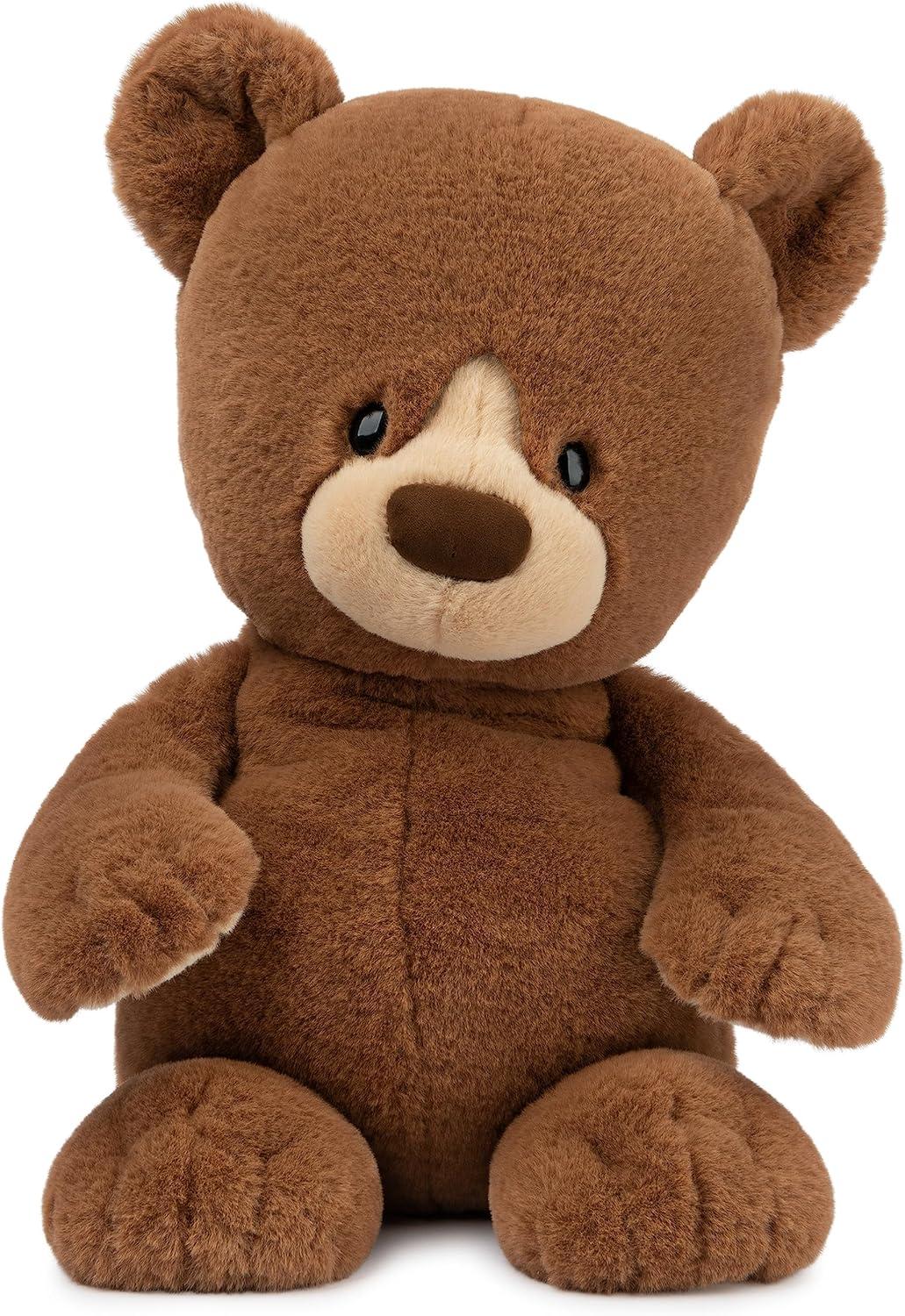 GUND Knox Teddy Bear, Premium Stuffed Animal for Ages 1 and Up, Brown/Cream, 12"