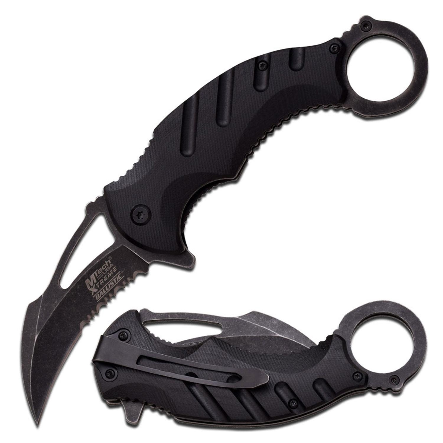 MTech USA - Spring Assisted Knife - MX-A833BK