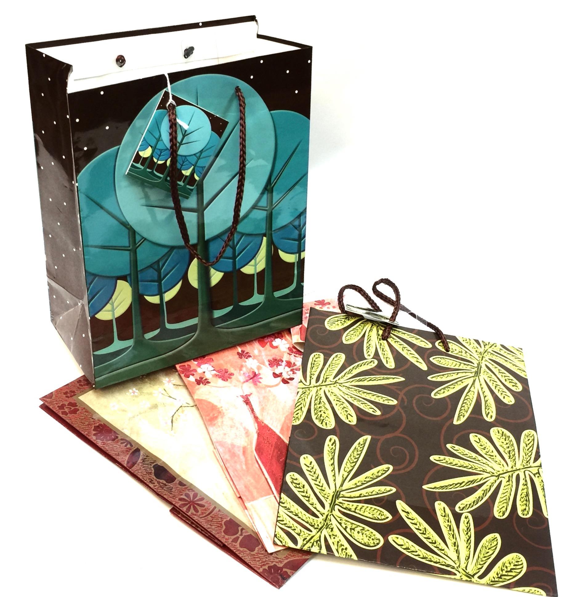 Medium Gift Bag - Floral Asst image