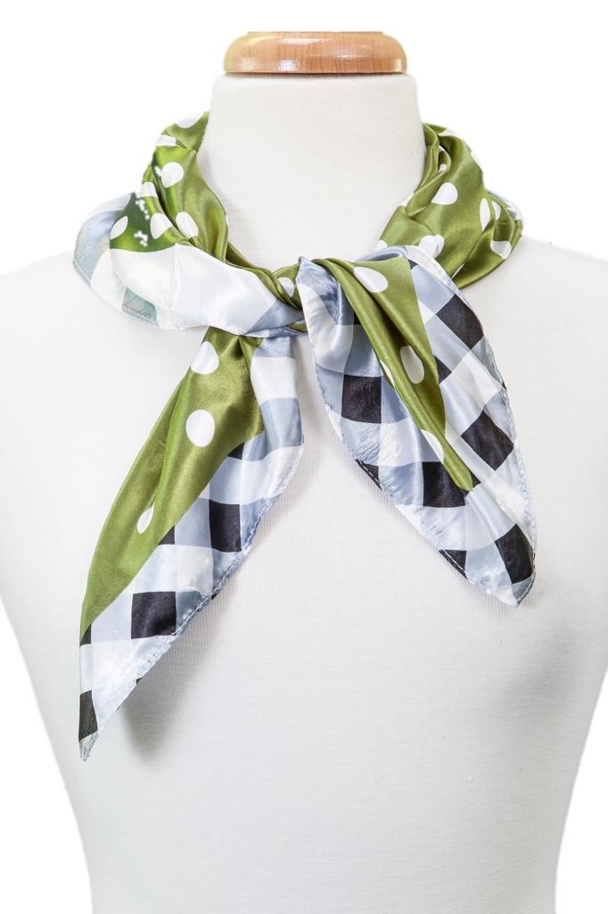 Sheer Polkadot Scarf asst image