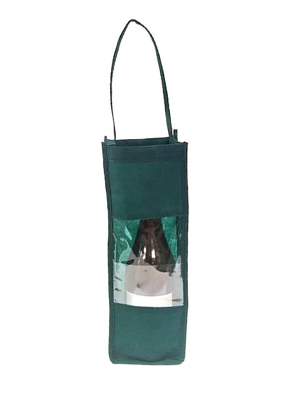 Wine Bottle Carrier - Green