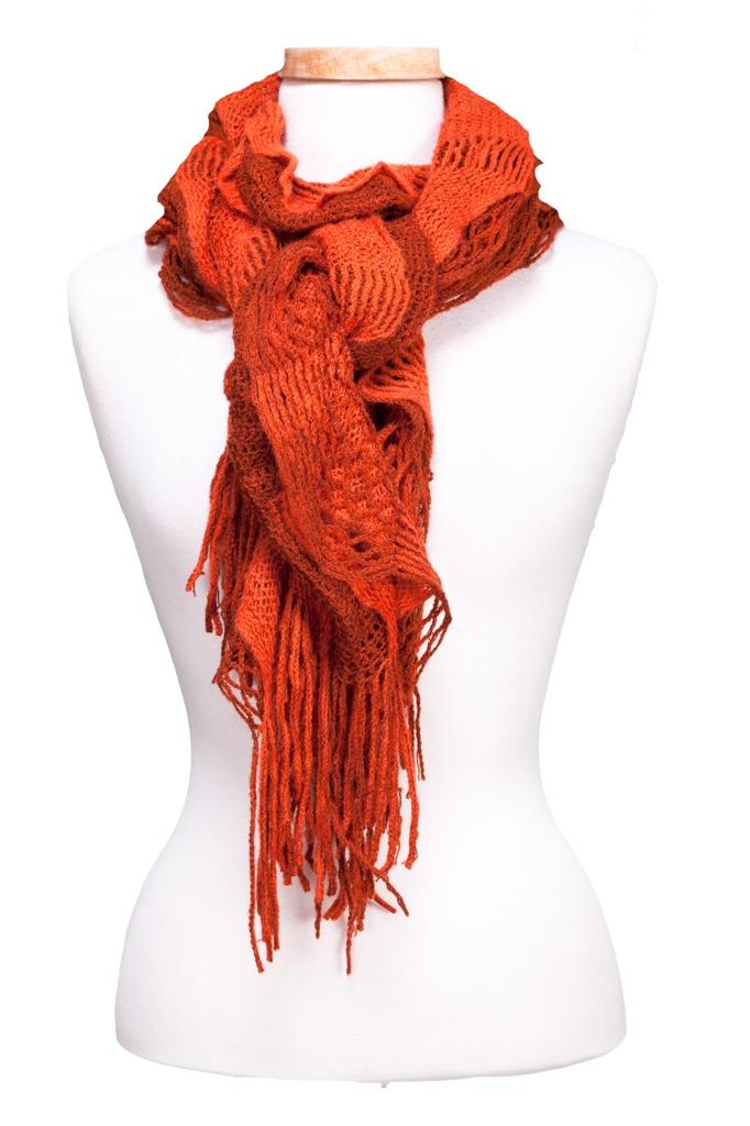 Bunchy Net Frill Scarf Asst* image