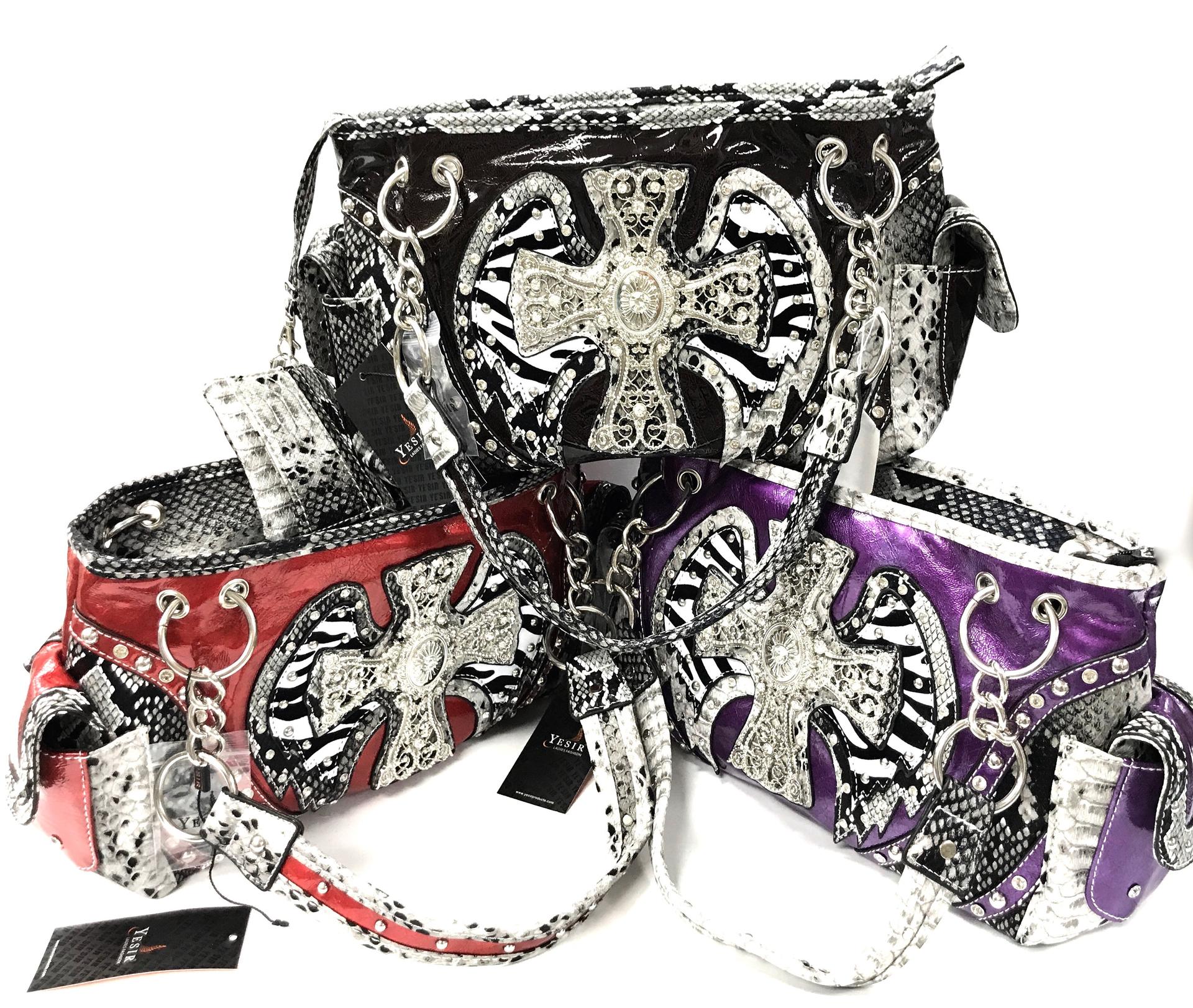 Fashion Handbag With Cross Asst (ATGPTF5601CROSS) image