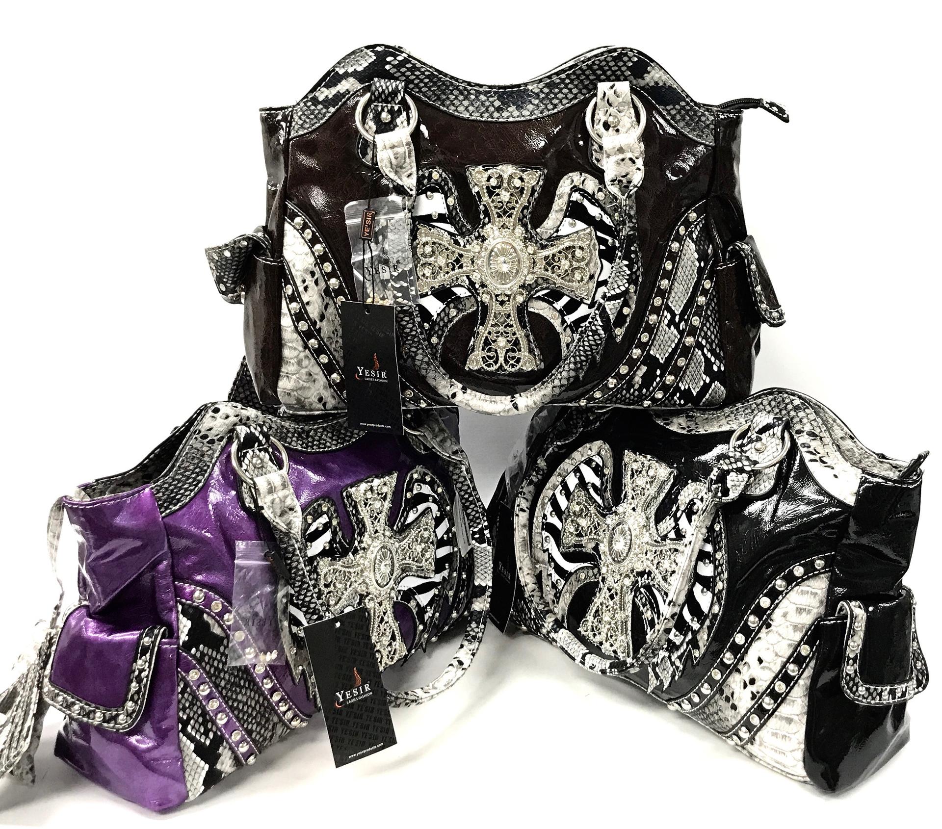 Fashion Handbag With Cross Asst (ATGPTF5602CROSS) image