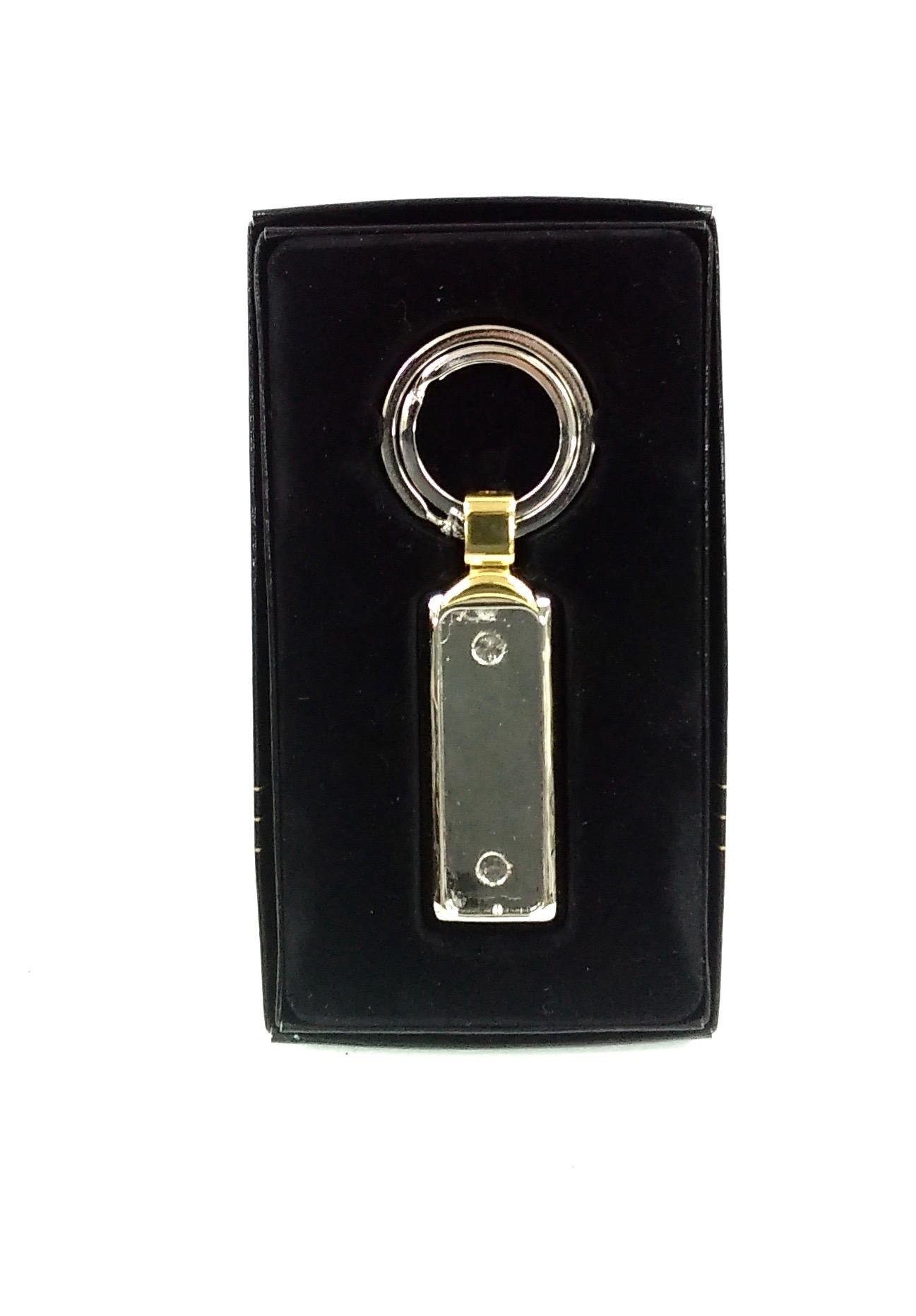 (122104) Two Tone Brass Keychain image