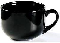 (22-05) Ceramic Latte Mug Black image
