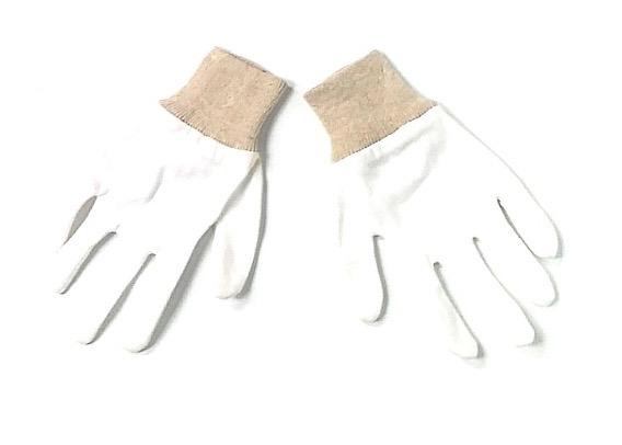 Pair White Garden Gloves image