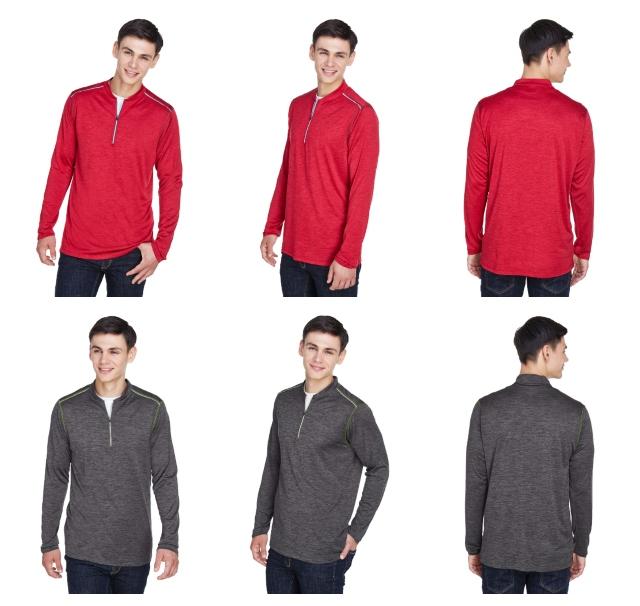 #235-401-SM CORE365 Men's Performance Quarter-Zip (S-M-L) - $1.50 each (36 Pieces) image