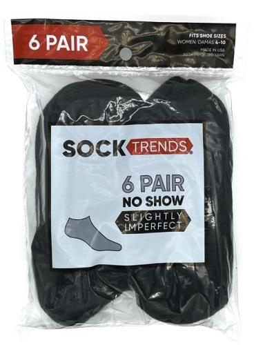 #6-F-102NS Women's Quarter Socks - $1.30 per pack of 6 (30 Bags) image
