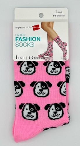 #6-H-321093 'Hanes' Women's Fashion Socks - $.25 per pair (24 pairs) image