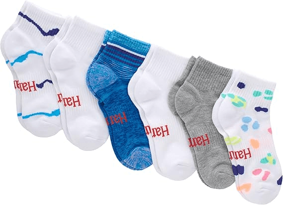 #6-H-1437 Women's 'Hanes' Ankle Socks - $2.40 Per 6 Pair Pack (18 Packs) image