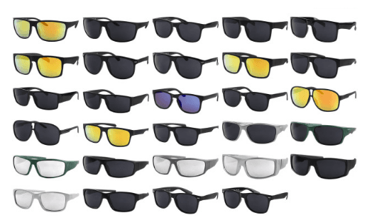 #3-M-ASST Men’s Assortment Sunglasses $2.30 each (36 Pair) image