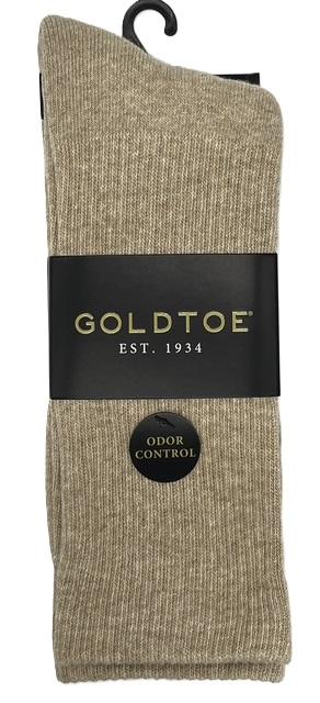 #9-GT-2739 Men's Gold Toe Cushioned Cotton Crew Socks - $1.00 per pair (48 Pair) image