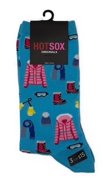 #6-HS-2190 Women's 'Hot Sox' Winter Crew Socks (9-11) - $.45 Per Pair (24 Pair) image