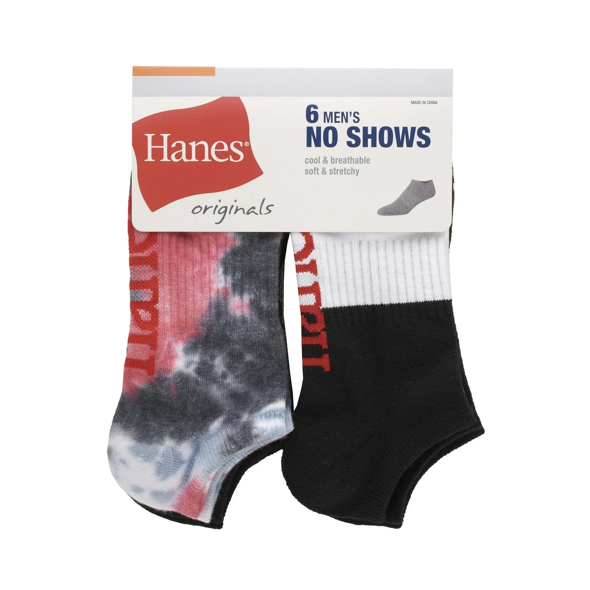 #9-H-4263 Men's Hanes No Show Socks - $3.50 Per 6 Pair Pack (10 Packs) image