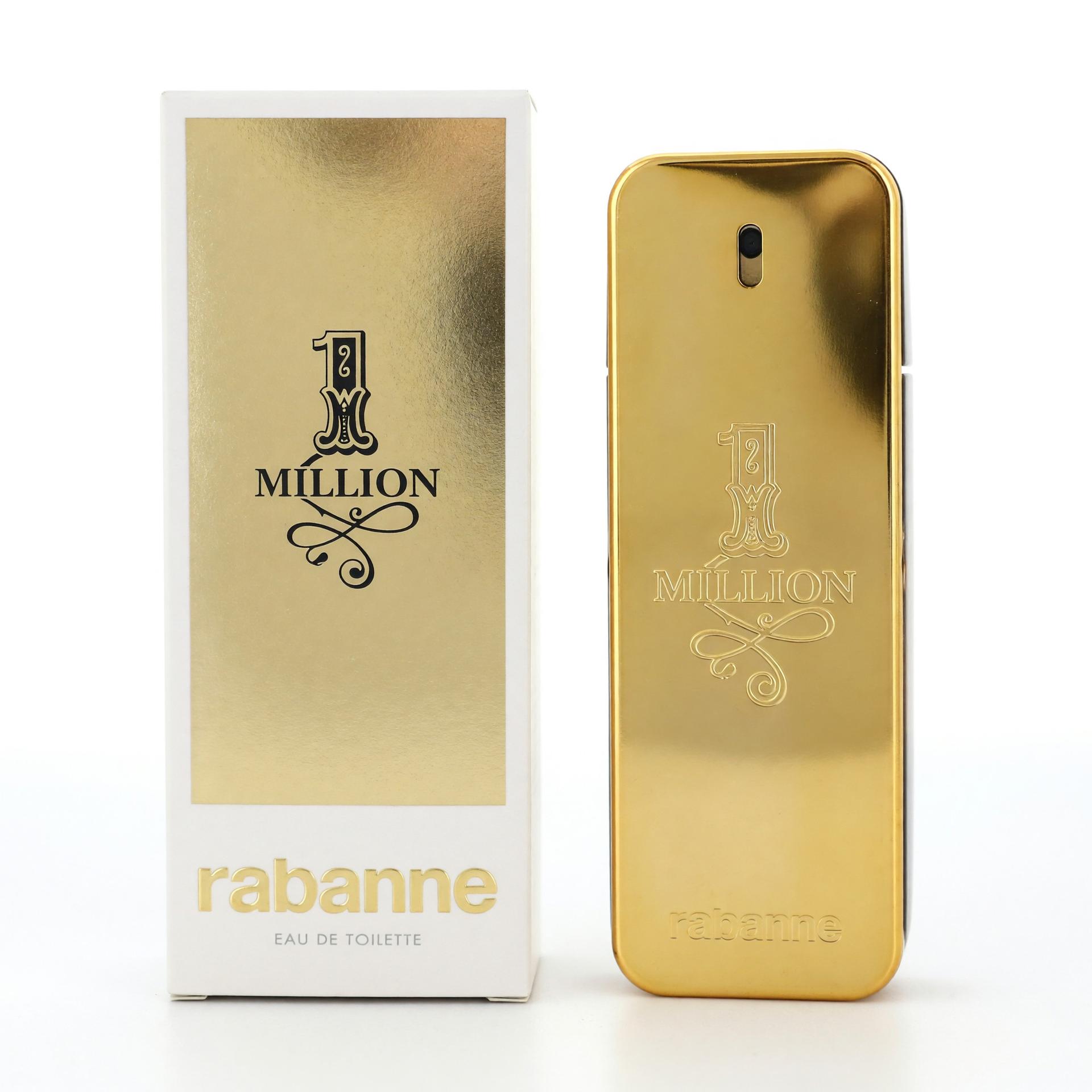 1 Million by Paco Rabanne, 3.4 oz Eau De Toilette Spray for Men image