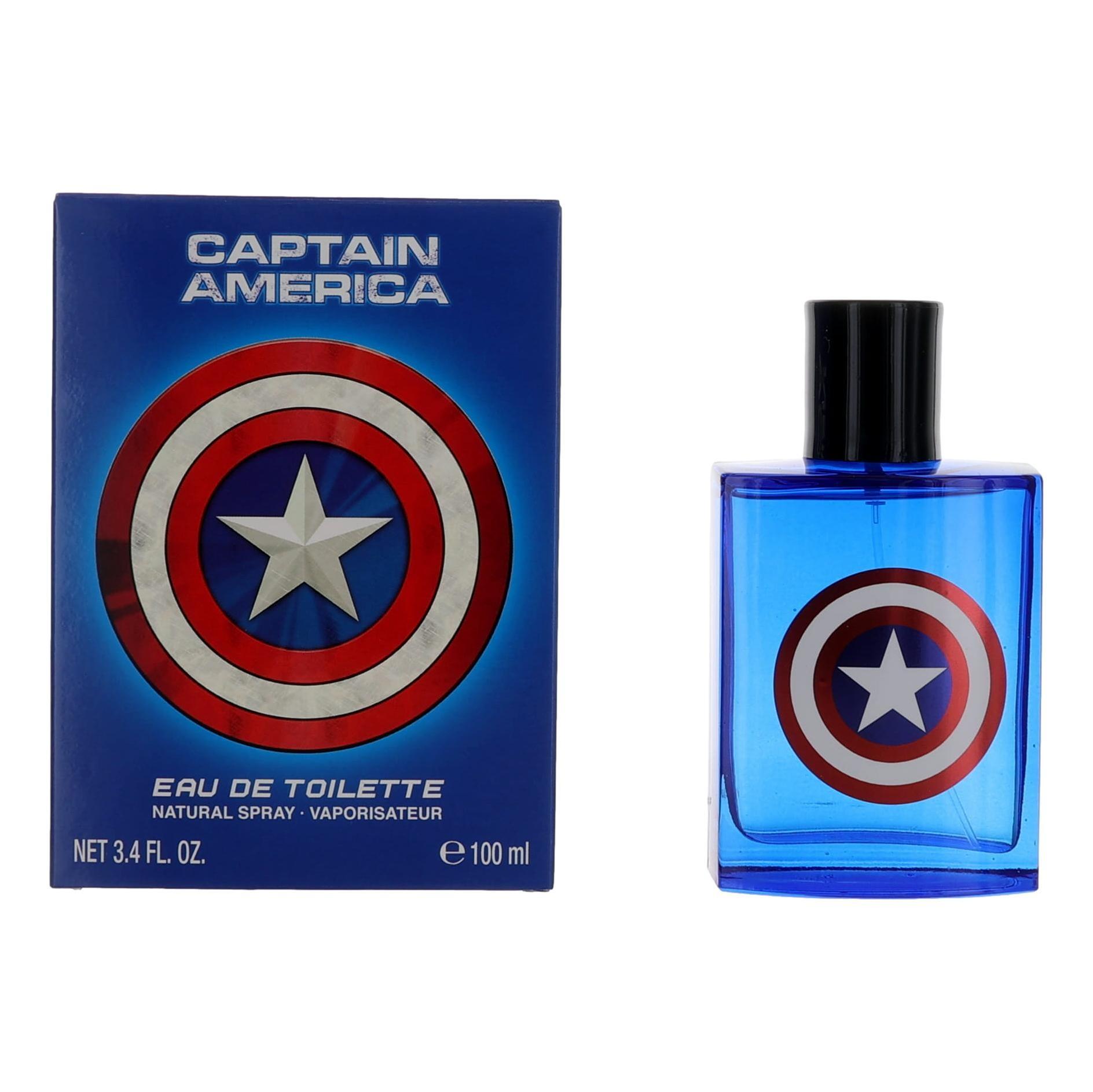Captain America by Marvel, 3.4 oz Eau de Toilette Spray for Men image