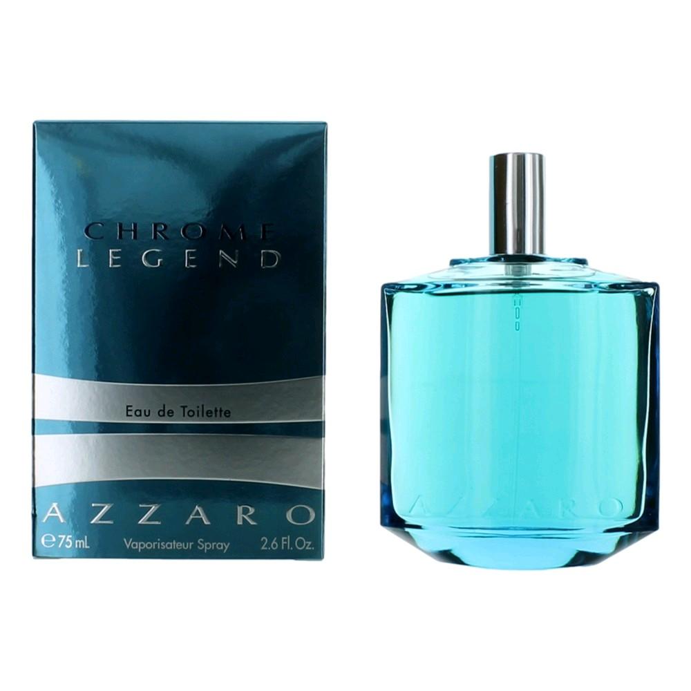 Chrome Legend by Azzaro, 2.6 oz Eau De Toilette Spray for Men image