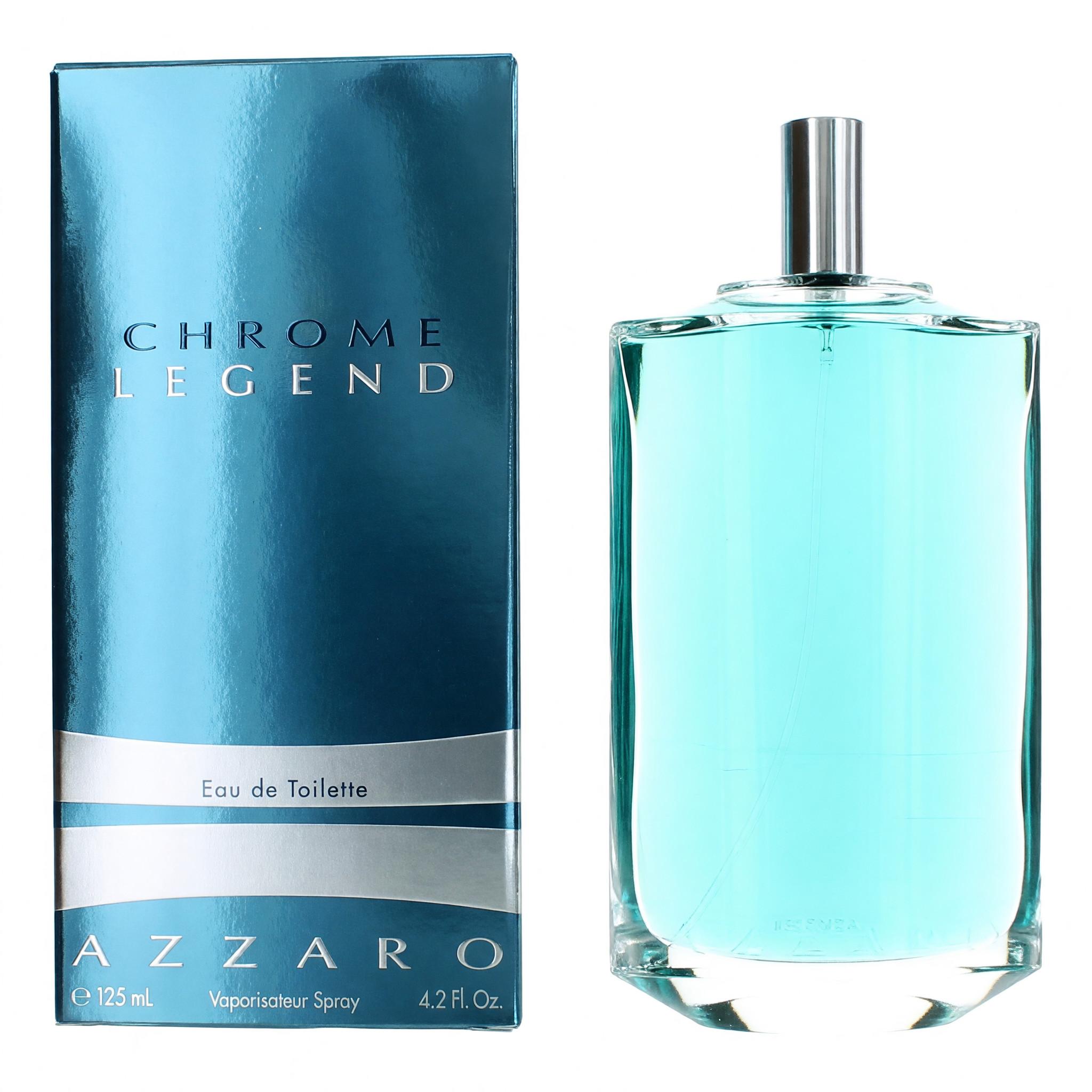 Chrome Legend by Azzaro, 4.2 oz Eau De Toilette Spray for Men image