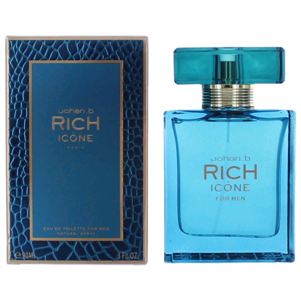 Rich Icone by Johan.b, 3 oz Eau De Toilette Spray for Men image
