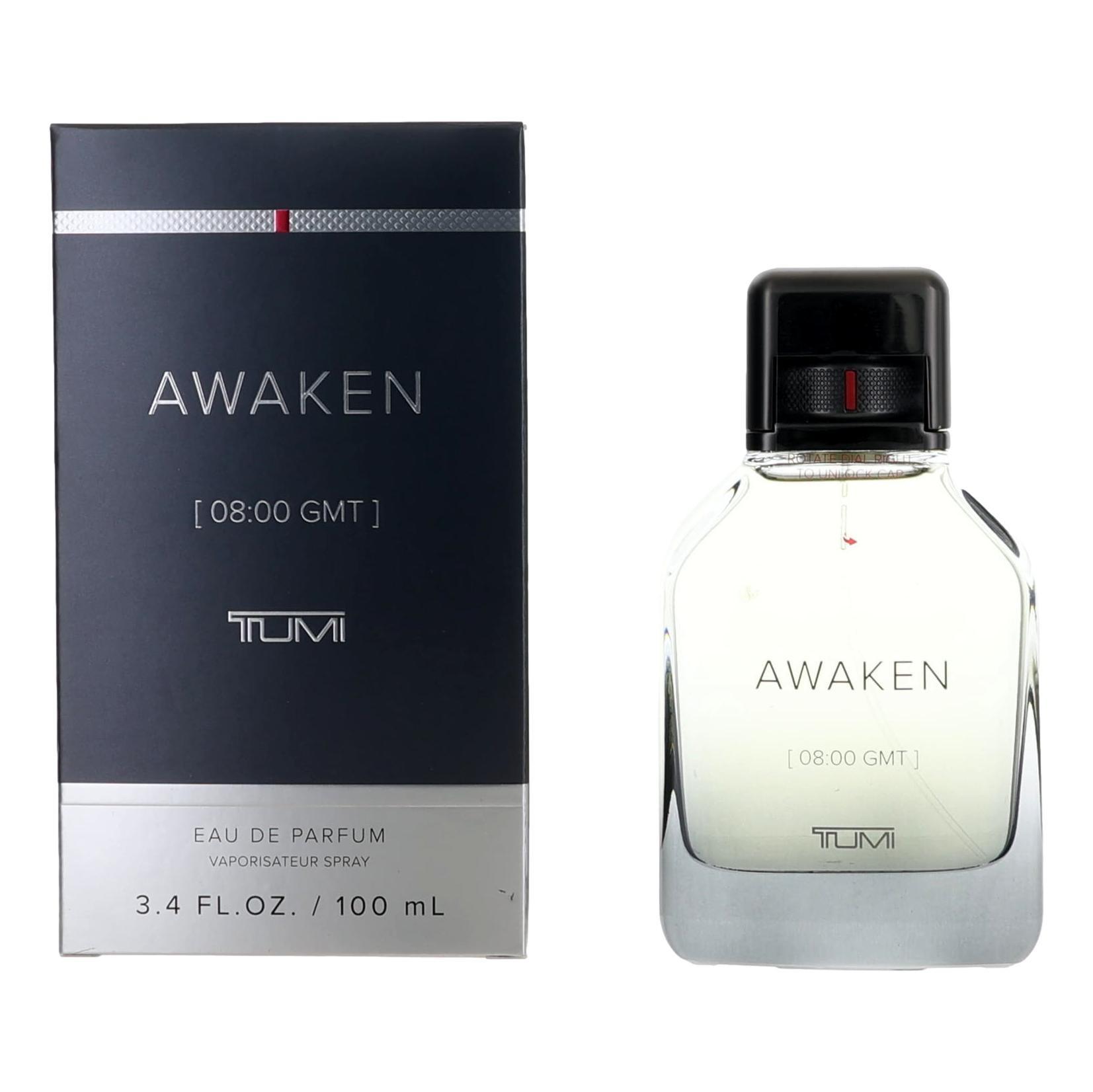 Awaken [08:00 GMT] by Tumi, 3.4 oz Eau de Parfum Spray for Men image