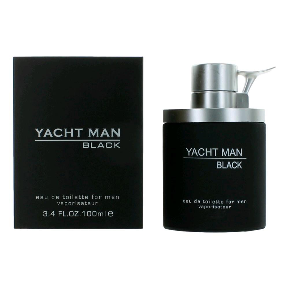 Yacht Man Black by Myrurgia, 3.4 oz Eau De Toilette Spray for Men image