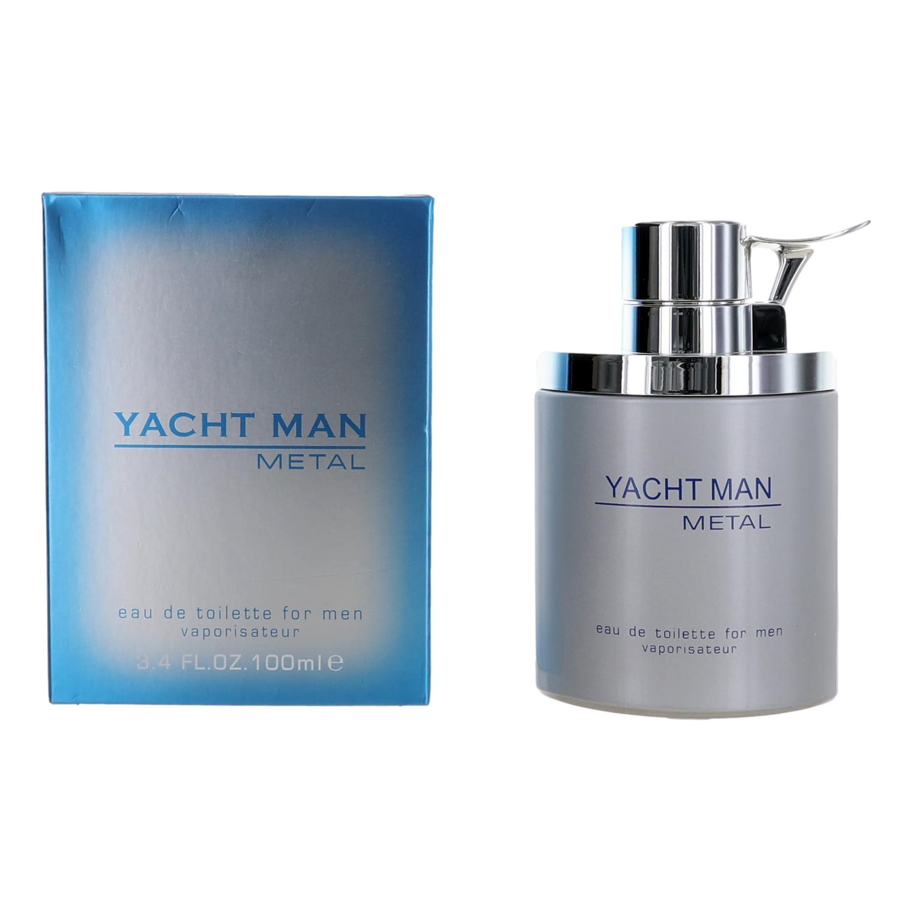 Yacht Man Metal by Myrurgia, 3.4 oz Eau De Toilette Spray for Men image