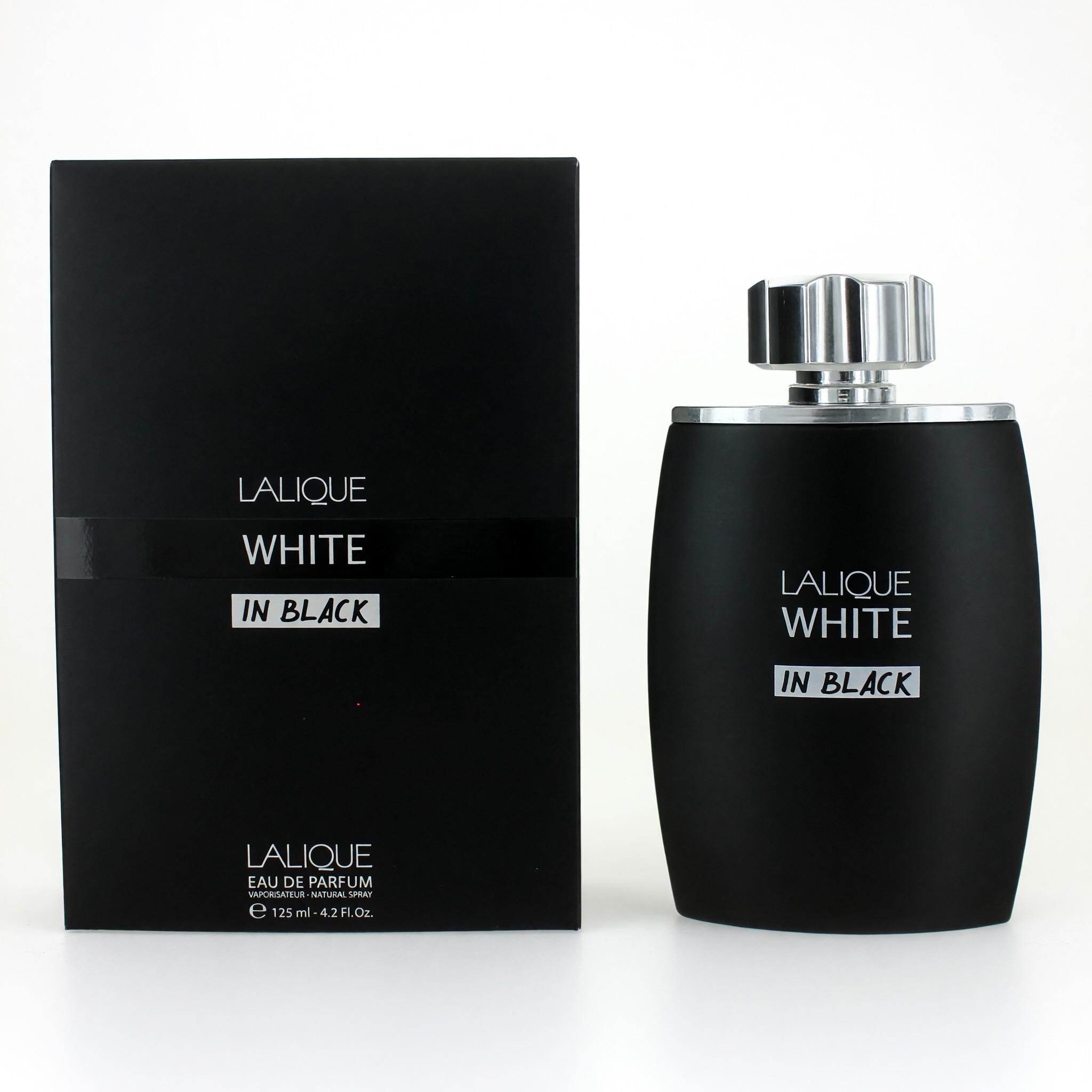 White In Black by Lalique, 4.2 oz Eau De Parfum Spray for Unisex image