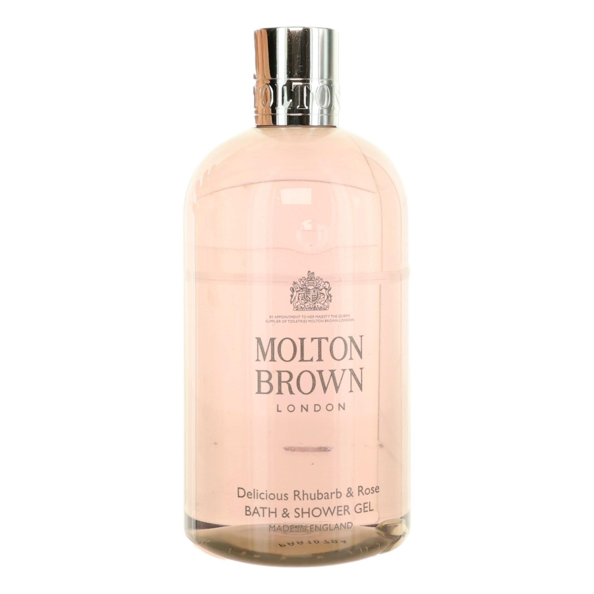 Delicious Rhubarb & Rose by Molton Brown, 10 oz Bath & Shower Gel for Unisex image