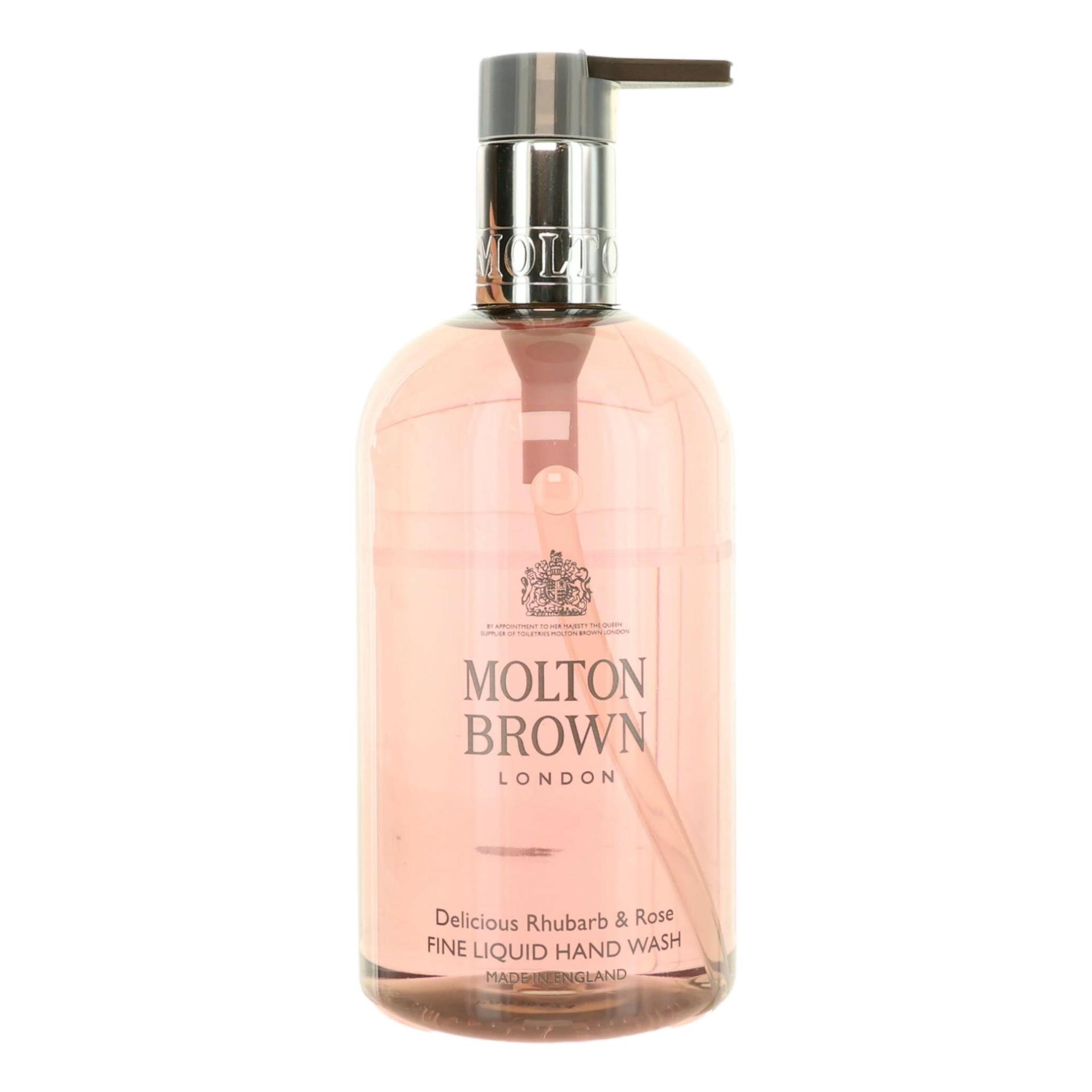 Delicious Rhubarb & Rose by Molton Brown, 10 oz Fine Liquid Hand Wash image