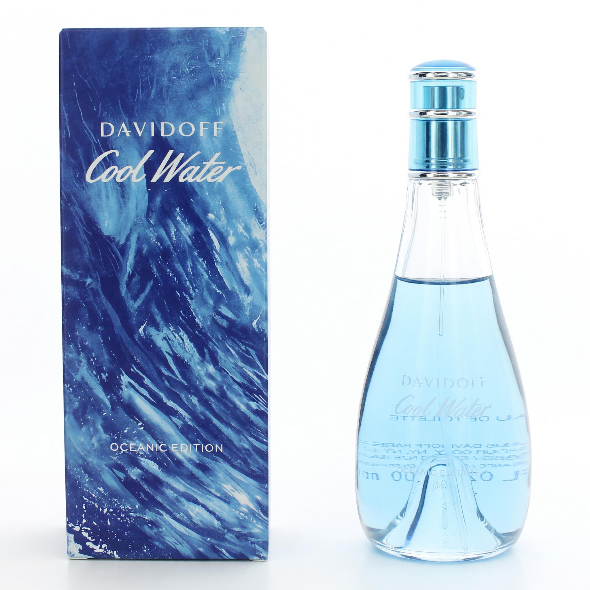 Cool Water Oceanic Edition by Davidoff, 3.3 oz Eau De Toilette Spray for Women image