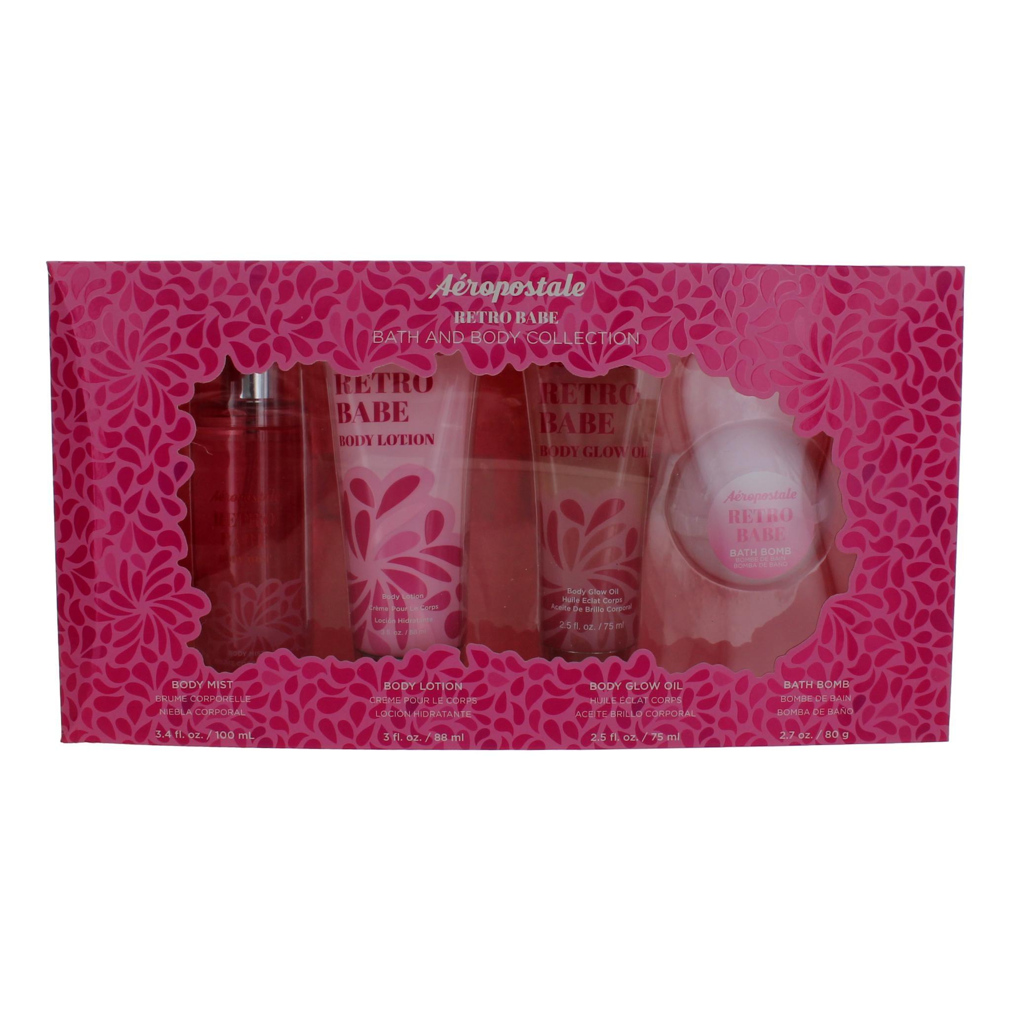 Aeropostale Retro Babe by Aeropostale, 4 Piece Bath and Body Collection image