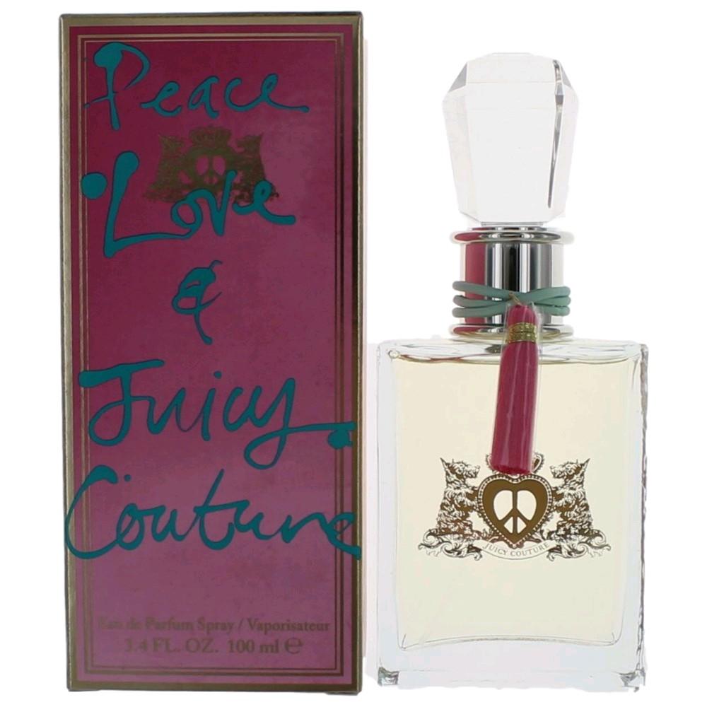 Peace Love & Juicy Couture by Juicy Couture, 3.4 oz Eau De Parfum Spray for Women image