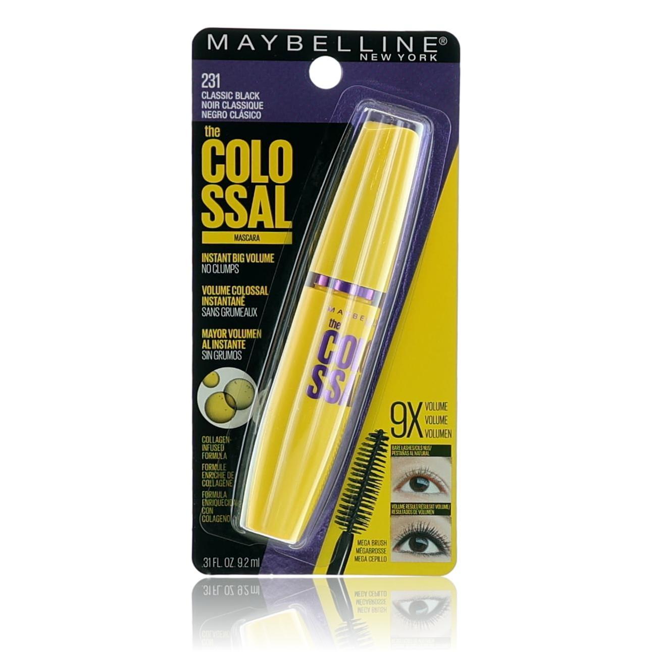 Maybelline The Colossal Mascara by Maybelline, 0.31 oz Mascara - 231 Classic Black image