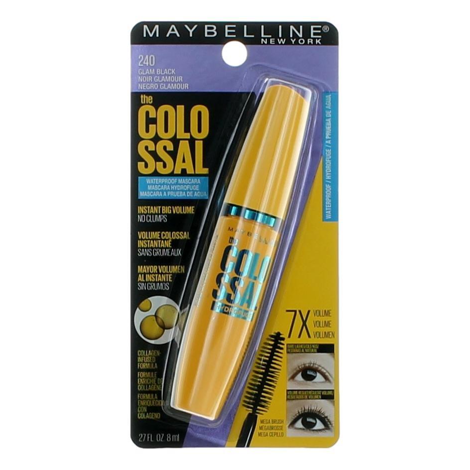 Maybelline The Colosal Waterproof Mascara by Maybelline, 0.27 oz - 240 Glam Black image