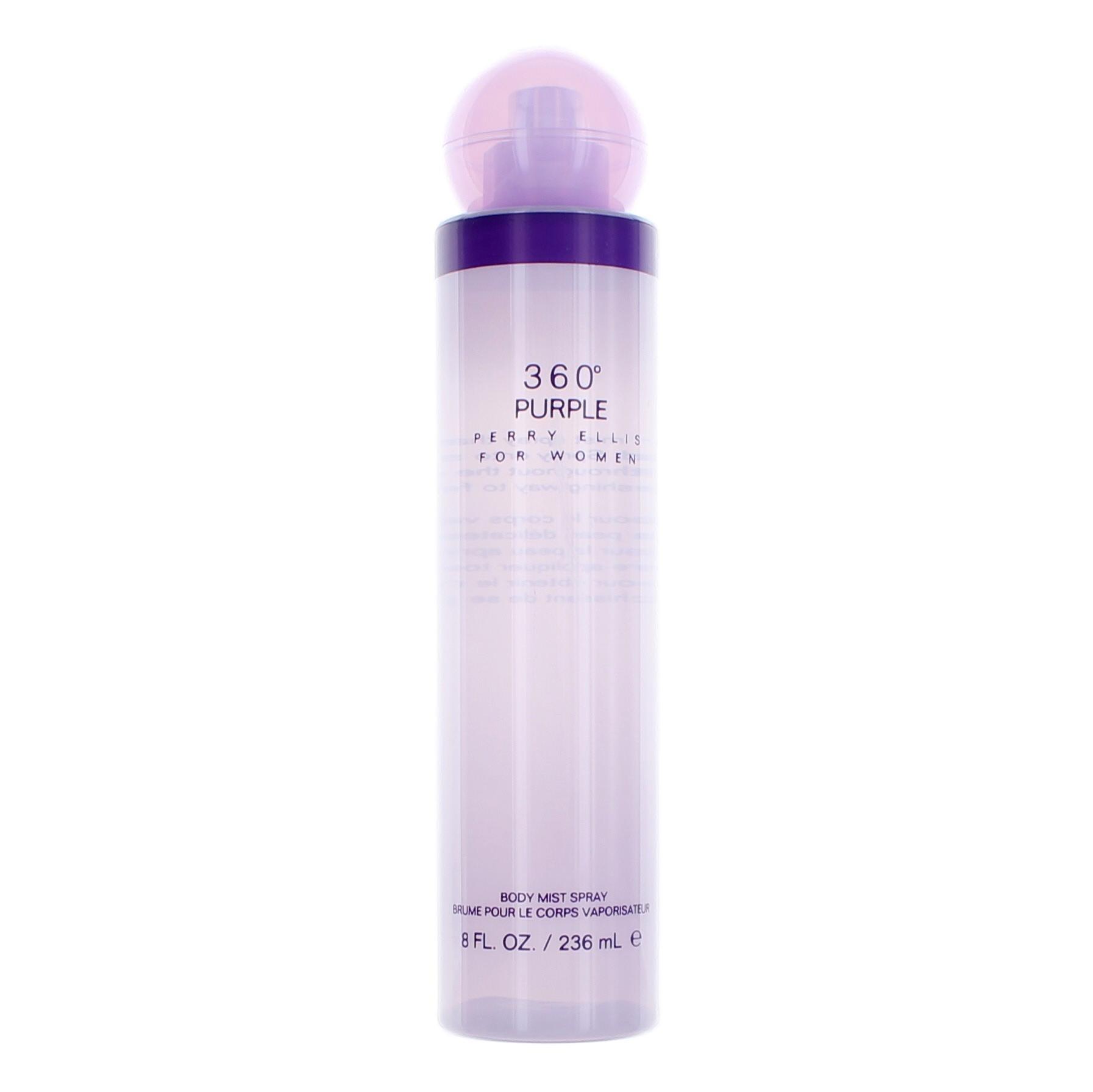 Perry Ellis 360 Purple by Perry Ellis, 8 oz Body Mist Spray for Women image