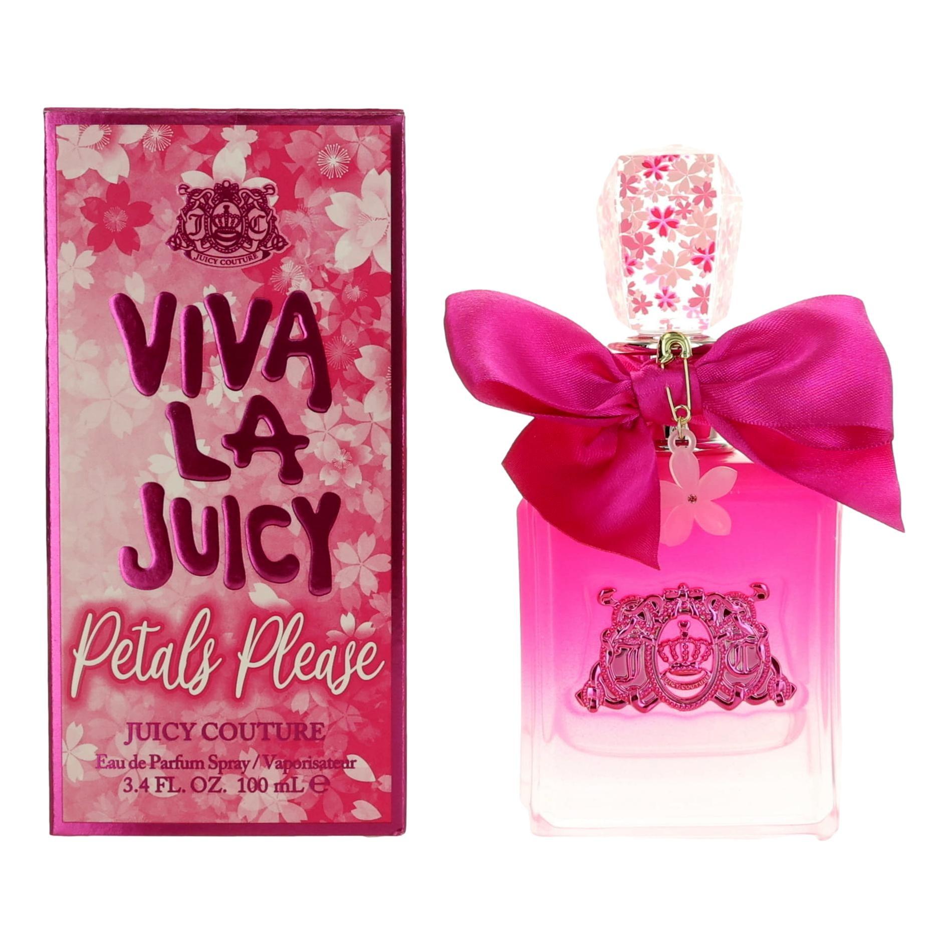 Viva La Juicy Petals Please by Juicy Couture, 3.4 oz Eau de Parfum Spray for Women image