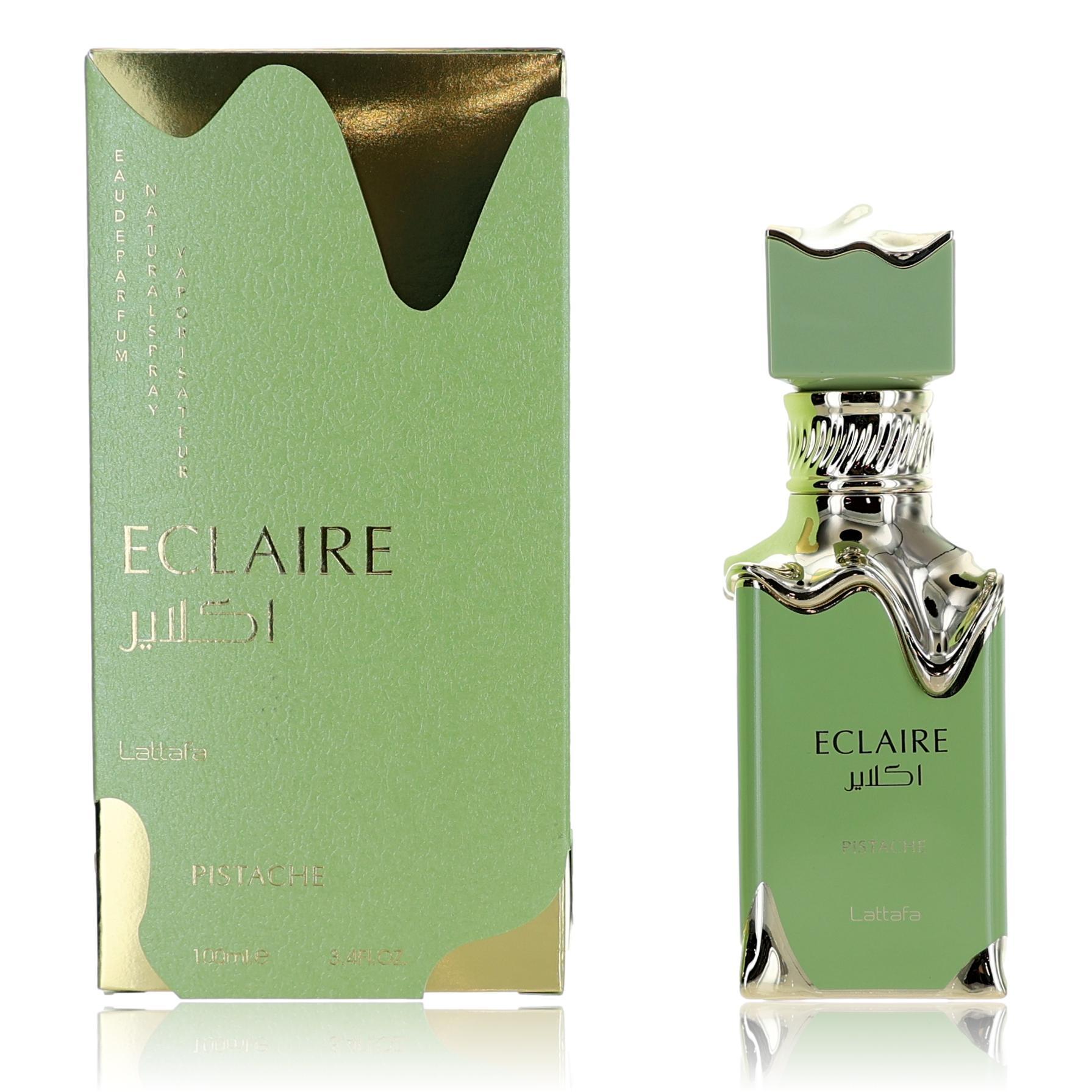 Eclaire Pistache by Lattafa, 3.4 oz Eau de Parfum Spray for Unisex image