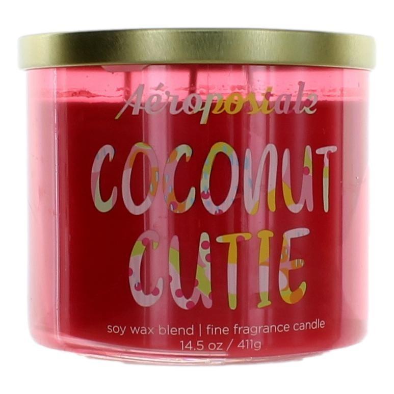 Aeropostale 14.5 oz Soy Wax Blend 3 Wick Candle - Coconut Cutie image